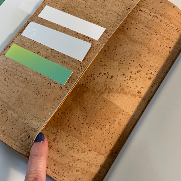 Artisian Silver Fleck Cork Journal Cover A5 Planner - Picture 3 of 6